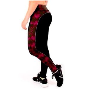 Viicaya Cano Leggings size XS Pink Black